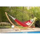 Hamac XXL Paradiso Terracotta Amazonas toile 250x175 cm longueur 360 cm