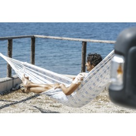 Hamac : Hamac Carioca Azul Amazonas toile de 250 x 175 cm longueur 360 cm