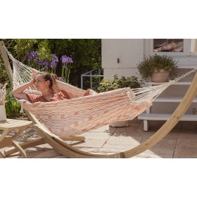 Hamac : Hamac Carioca Coral Amazonas toile de 250 x 175 cm longueur 360 cm