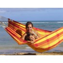 Hamac Barbados Papaya Amazonas toile de 230 x150 cm longueur 340 cm