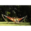 Hamac Barbados Papaya Amazonas toile de 230 x150 cm longueur 340 cm