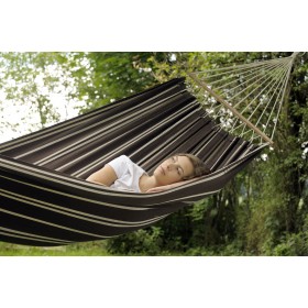 Hamac : Hamac Brasilia Mocca Amazonas toile 210 x 140 cm longueur 310 cm