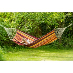 Hamac : Hamac Brasilia Tropical Amazonas toile 210 x 140 cm longueur 310 cm