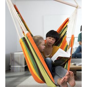 Hamac Assis sur Pied : Fauteuil suspendu XXXL Brasil Gigante Esmeralda Amazonas 140 x 200 cm
