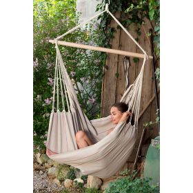 Hamac Assis sur Pied : Fauteuil suspendu XL Artista Sable Amazonas 160 x 130 cm