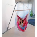 Chaise &agrave; pendre XL Brasil Amazonas ou Fauteuil suspendu 160 x130 cm Grenadine