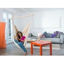 Chaise &agrave; pendre XL Brasil Amazonas ou Fauteuil suspendu 160 x130 cm Natura
