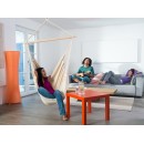 Chaise &agrave; pendre XL Brasil Amazonas ou Fauteuil suspendu 160 x130 cm Natura
