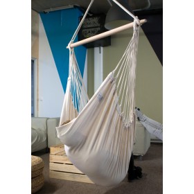 Hamac Assis sur Pied : Chaise &agrave; pendre XL Brasil Amazonas ou Fauteuil suspendu 160 x130 cm Natura