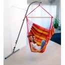 Chaise &agrave; pendre XL Brasil Amazonas ou Fauteuil suspendu 160 x130 cm Papaye