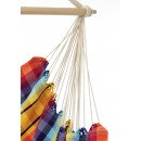 Chaise &agrave; pendre XL Brasil Amazonas ou Fauteuil suspendu 160 x130 cm Rainbow