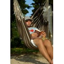 Chaise &agrave; pendre XL Brasil Amazonas ou Fauteuil suspendu 160 x130 cm Mocca