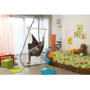 Chaise &agrave; pendre XL Brasil Amazonas ou Fauteuil suspendu 160 x130 cm Mocca