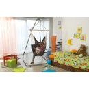 Chaise &agrave; pendre XL Brasil Amazonas ou Fauteuil suspendu 160 x130 cm Mocca