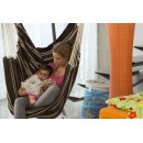 Chaise &agrave; pendre XL Brasil Amazonas ou Fauteuil suspendu 160 x130 cm Mocca