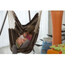 Chaise &agrave; pendre XL Brasil Amazonas ou Fauteuil suspendu 160 x130 cm Mocca