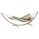 Support avec hamac bois Kolibri Amazonas - 100x200 cm