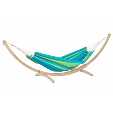 SET hamac Santana Vert 120x200 cm avec support Kronos Amazonas