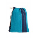 SET hamac Santana Bleu 120x200 cm avec support Kronos Amazonas