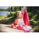 SET hamac Santana Rose 120x200 cm avec support Kronos Amazonas