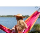 SET hamac Santana Rose 120x200 cm avec support Kronos Amazonas