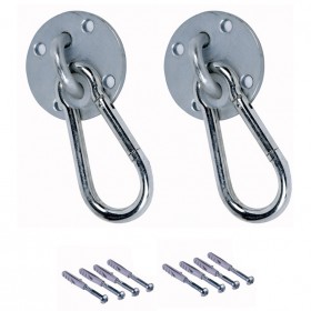Fixation hamac : Fixation murale pour hamac lot de 2 pi&egrave;ces