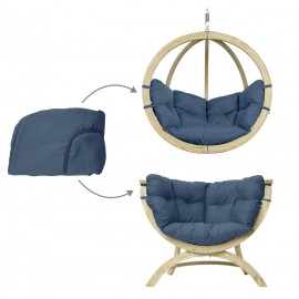 Housse de coussin pour  Globo Chair et Siena Uno Amazonas bleu Brisa