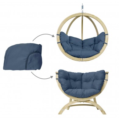 Housse de coussin pour  Globo Chair et Siena Uno Amazonas bleu Brisa