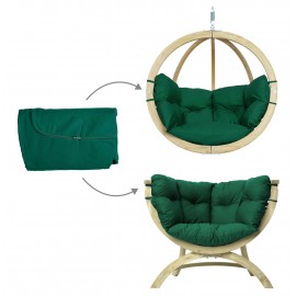 Housse de coussin pour  Globo Chair et Siena Uno Amazonas vert green
