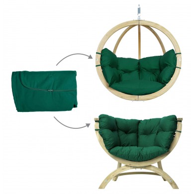 Housse de coussin pour  Globo Chair et Siena Uno Amazonas vert green