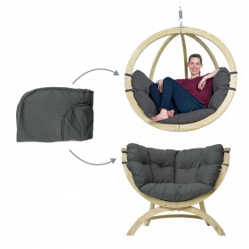 Housse de coussin pour Globo et Siena Uno : Housse de coussin pour  Globo Chair et Siena Uno Amazonas Anthracite