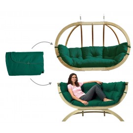 Housse de coussin pour  Globo royal Chair et Siena duo Amazonas verte Green