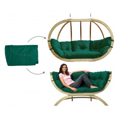 Housse de coussin pour  Globo royal Chair et Siena duo Amazonas verte Green