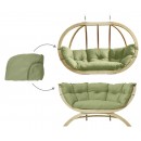 Housse de coussin pour  Globo royal Chair et Siena duo Amazonas verte olive