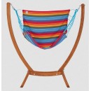 Set Chaise Hamac Suspendue &Eacute;KILIBRE - Support Bois & Chaise Trankil Multicolore